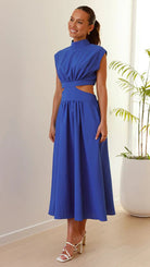 Bella Damen Maxi Kleid | Leichter Fließstoff, Elegant 7