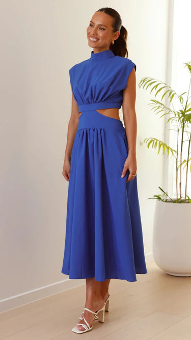Bella Damen Maxi Kleid | Leichter Fließstoff, Elegant 7