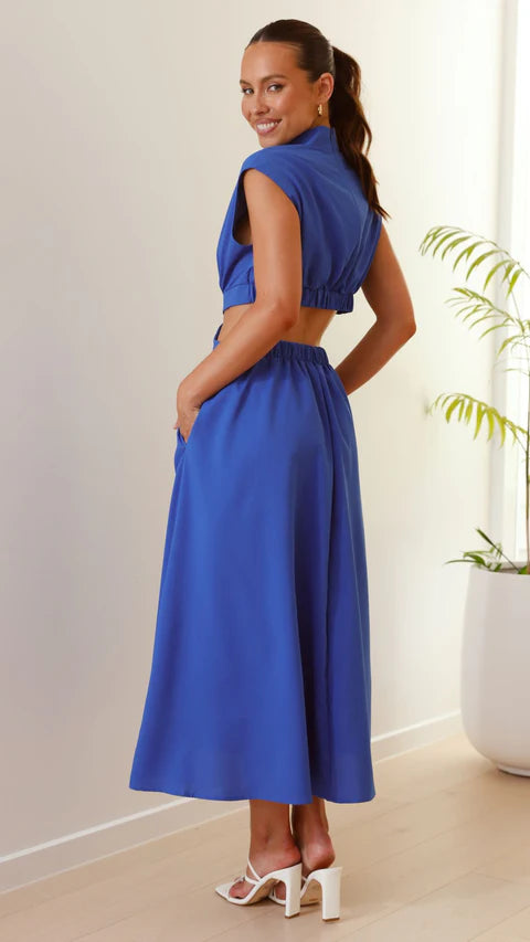 Bella Damen Maxi Kleid | Leichter Fließstoff, Elegant 8