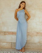 Daria Damen Abendkleid | Satin, Ein-Schulter-Design 0