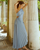 Daria Damen Abendkleid | Satin, Ein-Schulter-Design 1