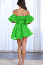 Elara Damen Minikleid | Puffärmel, Elegante Passform, Festlich 7