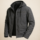 Herren Übergangsjacke mit Kapuze Winddicht Blau