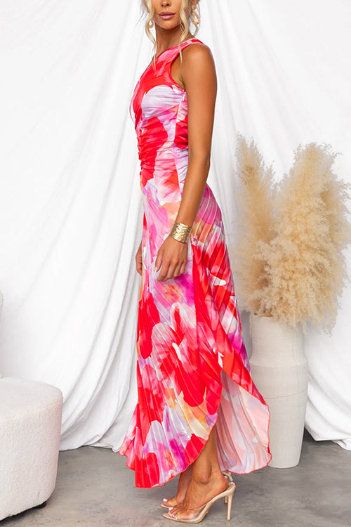 Kacie Plissiertes Sommerkleid für Damen | Einzigartiges One-Shoulder-Design 2