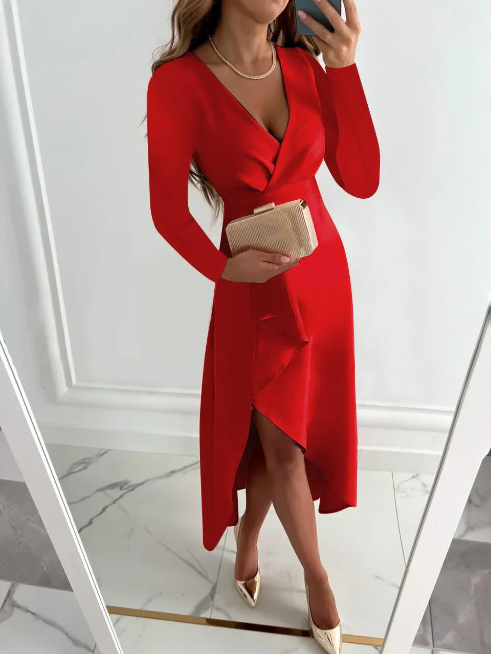 Meli Damen Kleid | Zeitlose Eleganz, Vielseitig für Abendkleider 5