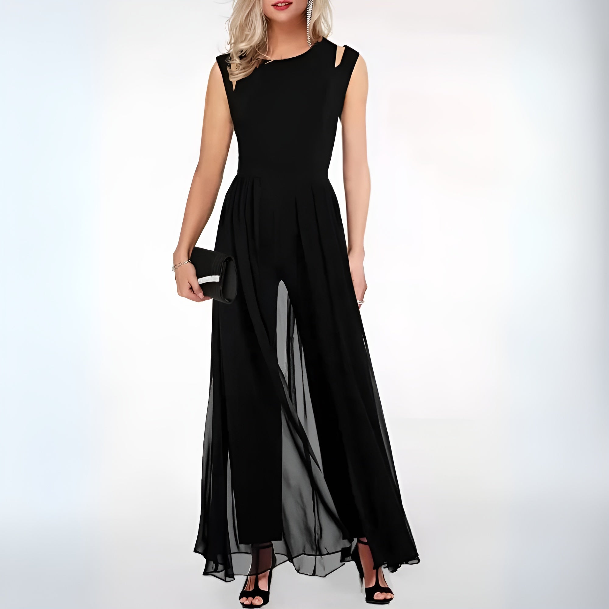 Miki Damen Jumpsuit | Elegantes, ärmelloses Design 0