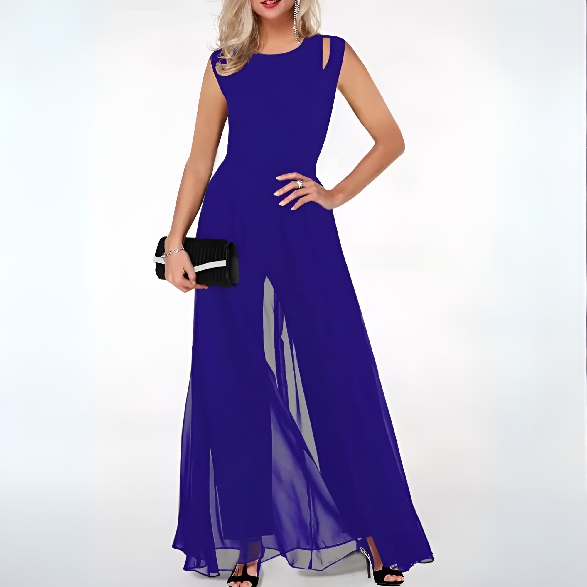 Miki Damen Jumpsuit | Elegantes, ärmelloses Design 2