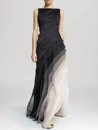 Selina Damen Kleid | Ombre-Farbe, Elegantes Design 0