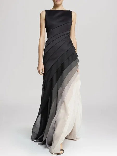 Selina Damen Kleid | Ombre-Farbe, Elegantes Design 0