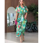 Valentina Damen Maxi-Hemdkleid | Blumiges Design, Vielseitig 7