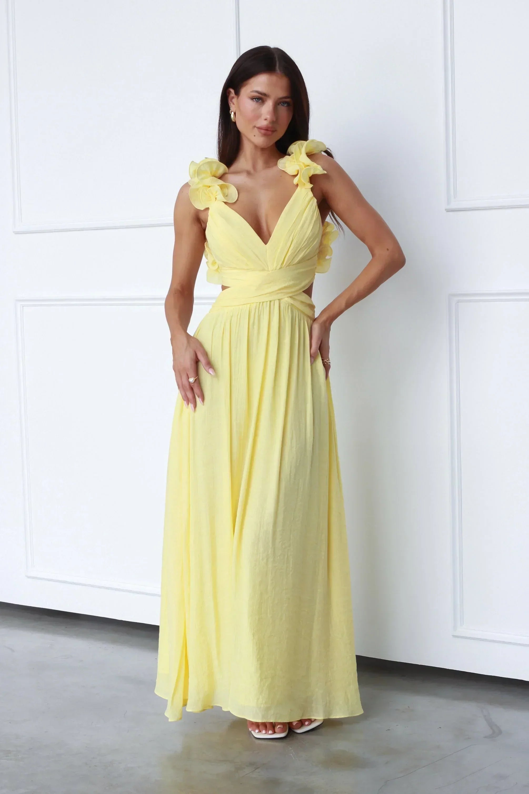 Vela Damen Maxikleid | Rückenfrei, Elegantes Design 0