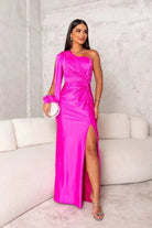 Yolina Damen Kleid | Hochwertiger Satin, Elegantes Design 0