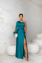 Yolina Damen Kleid | Hochwertiger Satin, Elegantes Design 5