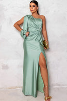 Yolina Damen Kleid | Hochwertiger Satin, Elegantes Design 7