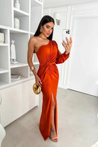 Yolina Damen Kleid | Hochwertiger Satin, Elegantes Design 9