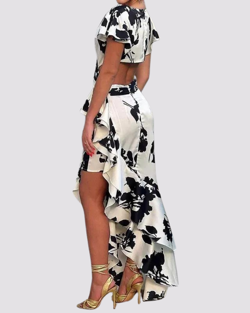 Zina Damen Kleid | Blumenmuster, Elegantes Design 3
